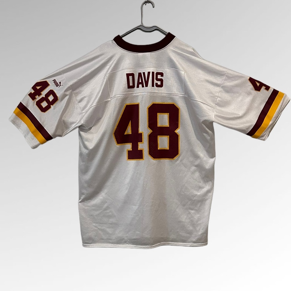 Vintage Puma Washington Redskins #48 Stephen‎ Davis Jersey Men’s Sz XXL